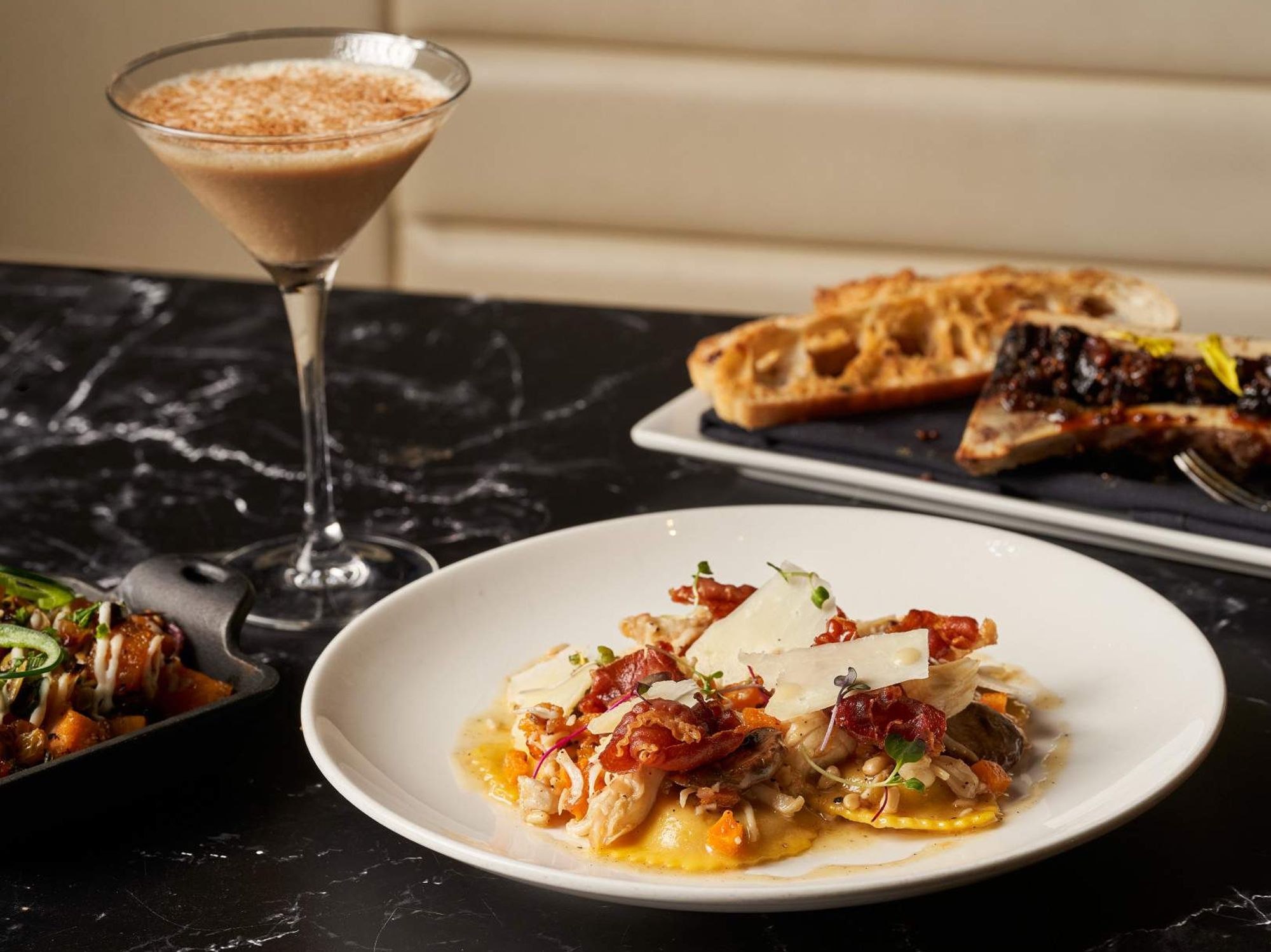 STK Steakhouse pumpkin ravioli