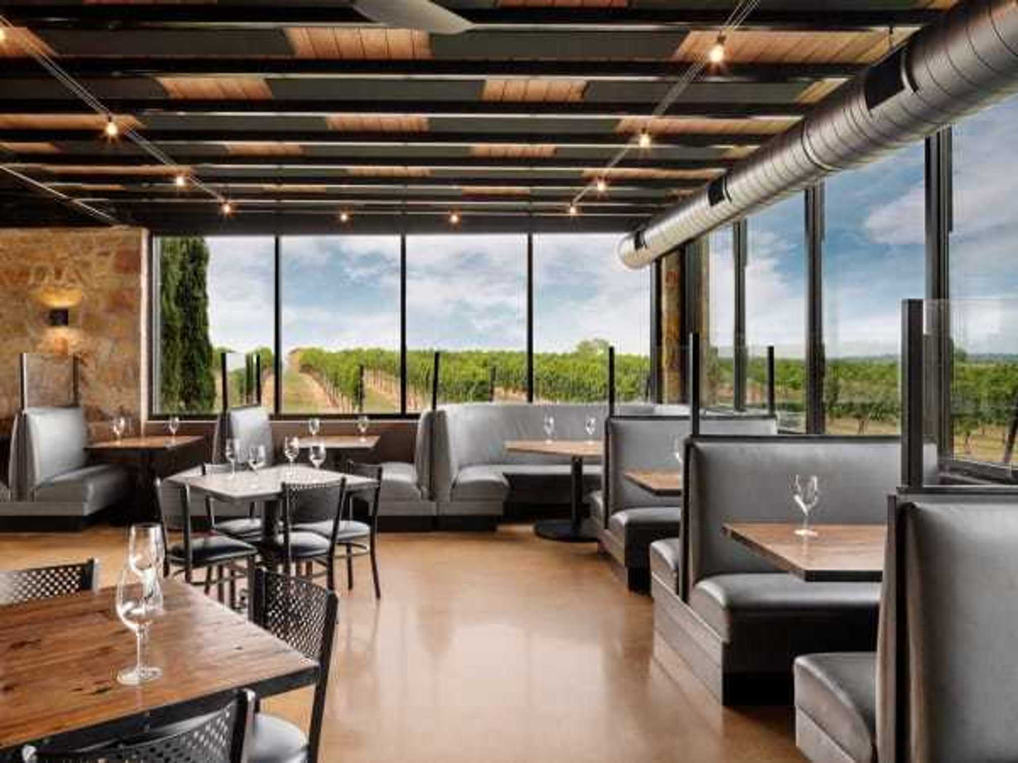 Stout's Signature restaurant at Grape Creek Vineyards in Fredericksburg