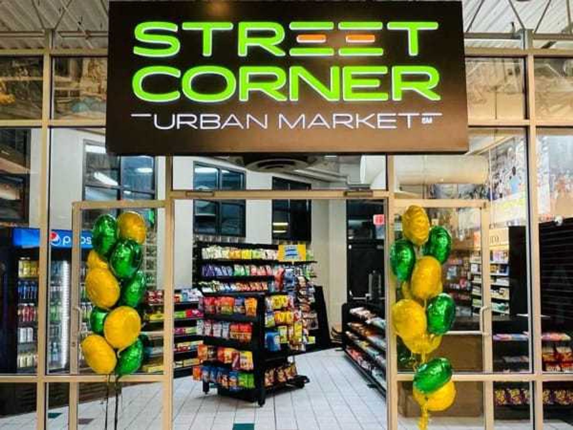 Street Corner Urban Market