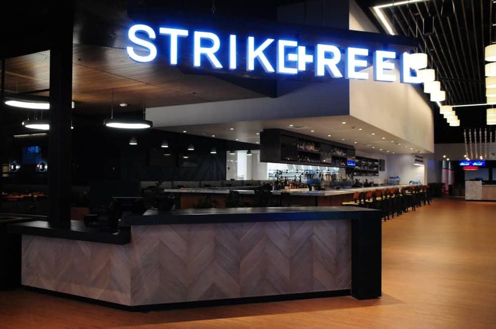 Strike + Reel lobby