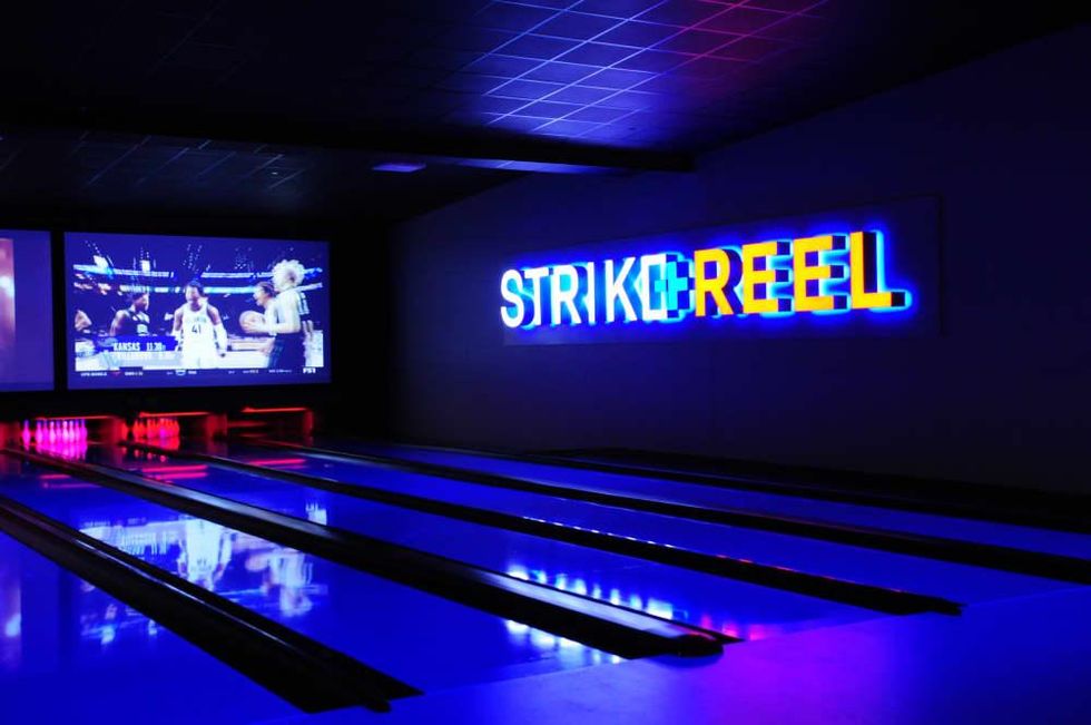 Strike + Reel VIP bowling