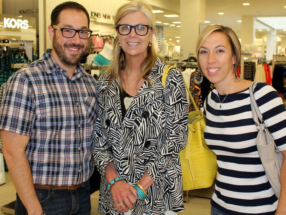 Stuart Boslow, Colleen Horning, Kelly Pink, belk fashion tour, galleria dallas