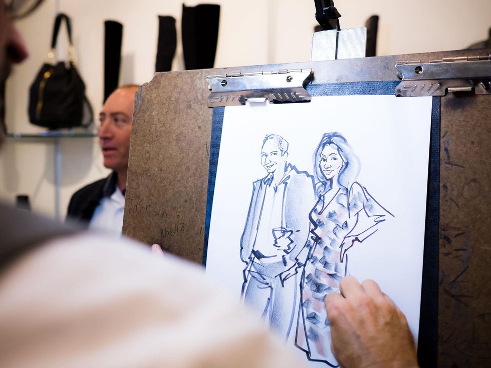 Style sketch at 2014 CultureMap Stylemaker Awards