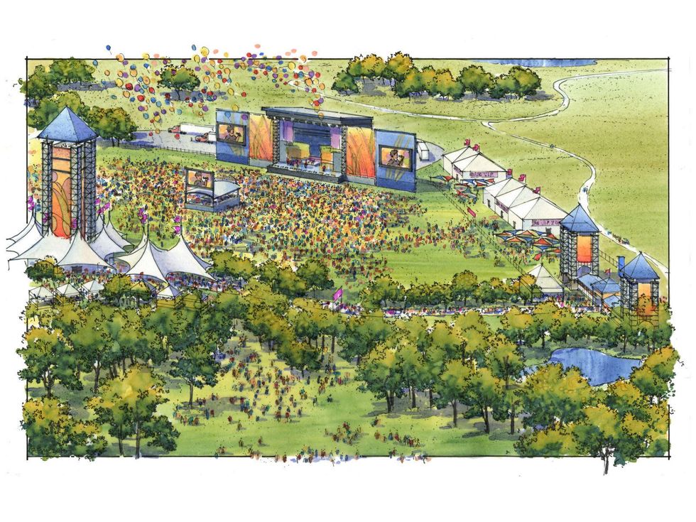 Suburbia Music Festival layout