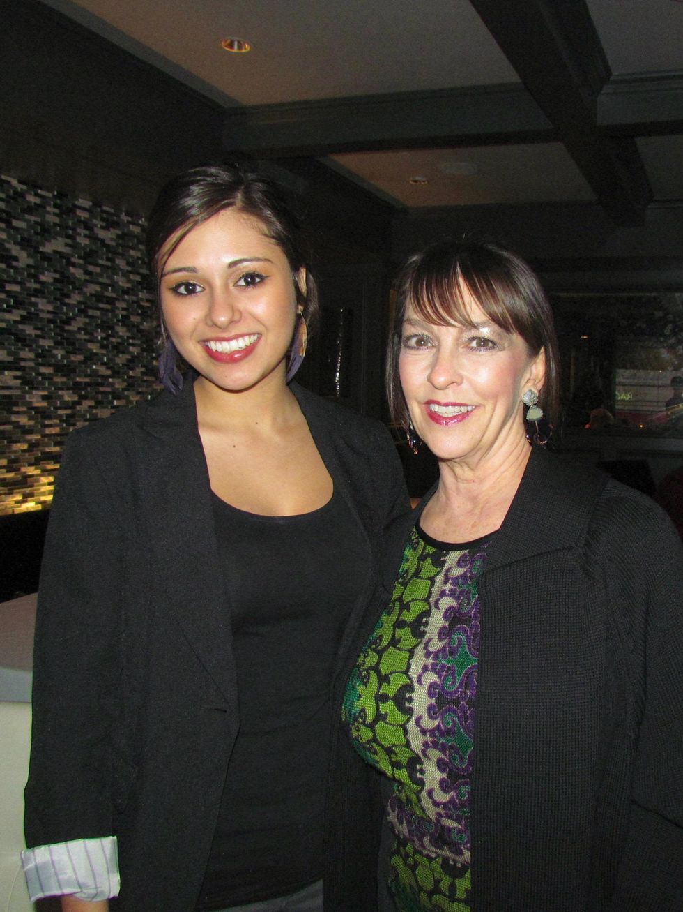 Sujey Franco, Jean Bateman at MS On the Move Luncheon kickoff