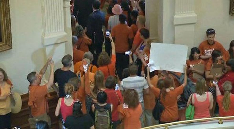 Sunday abortion rights supporters