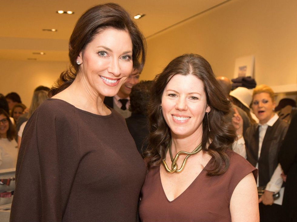 Sunie Solomon, Brooke Hortnestine,Brunello Cucinelli opening