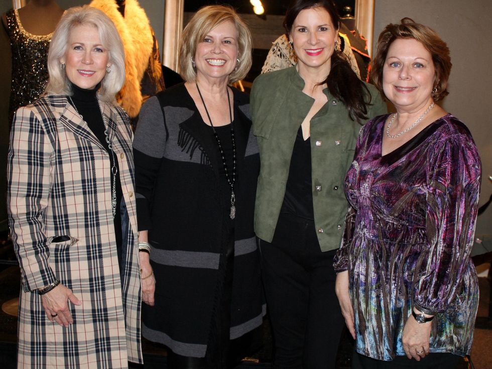 Susan Sanders, Kathy Adams, Kristy Adams, Myra Walker, downton tea kathy adams furniture