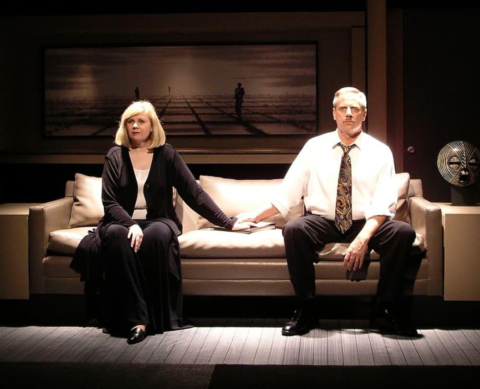 Susan Sargeant and Mark Oristano in Marriage Play