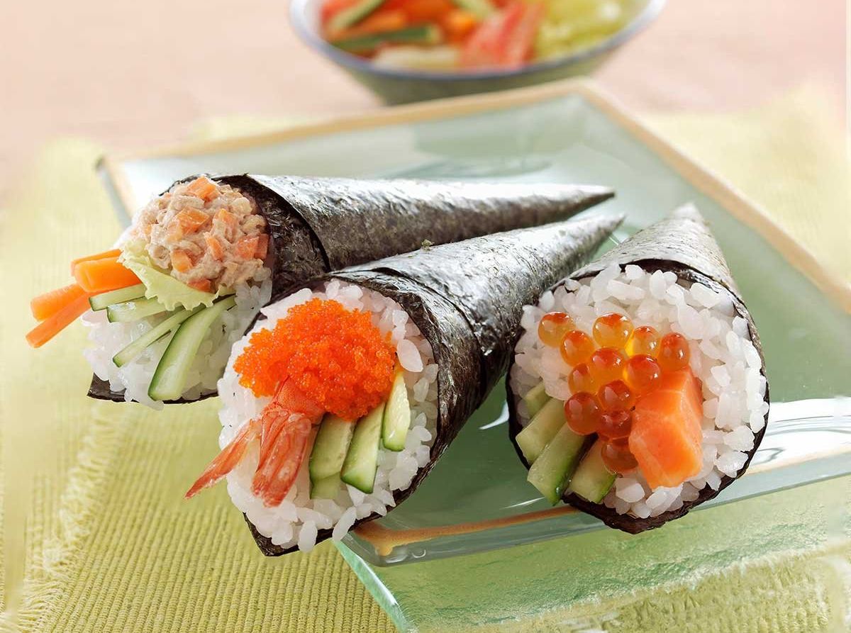 sushi hand rolls