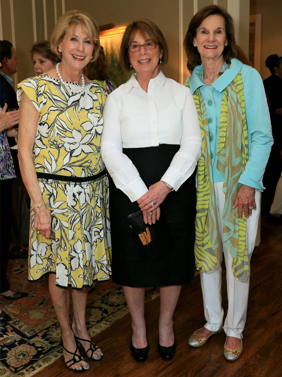 Susie Adams, Barbara McClellan, Stephanie Goodwin, Flora Award Announcement Party