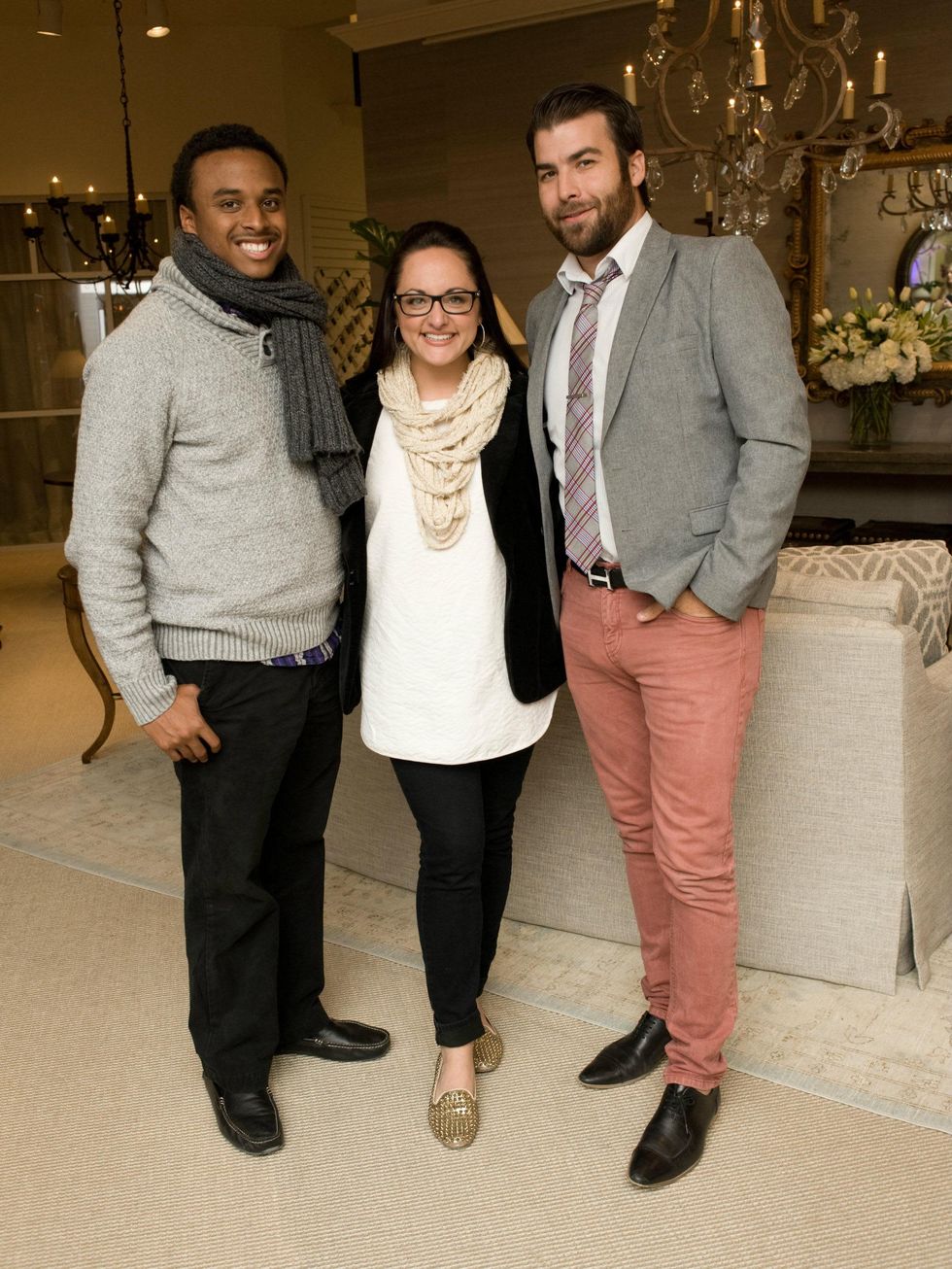 T.J. Terrel, Courtney Cataltano and Geoffrey Woodrum, culp associates celebrates 40 years