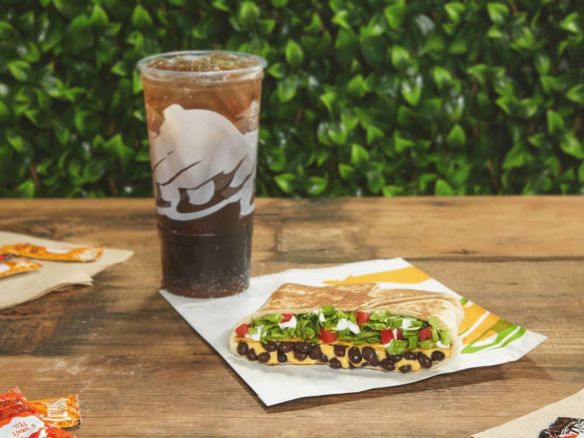 Taco Bell Veg crunch wrap