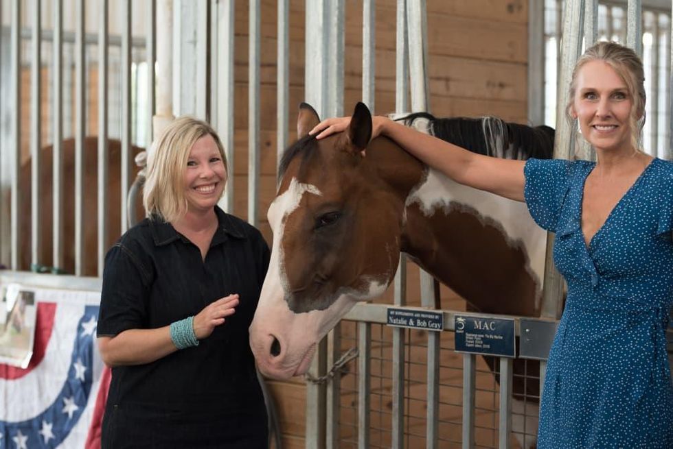 Tami Wadlington, Carolyn Anderson, Equest Boots and Salutes