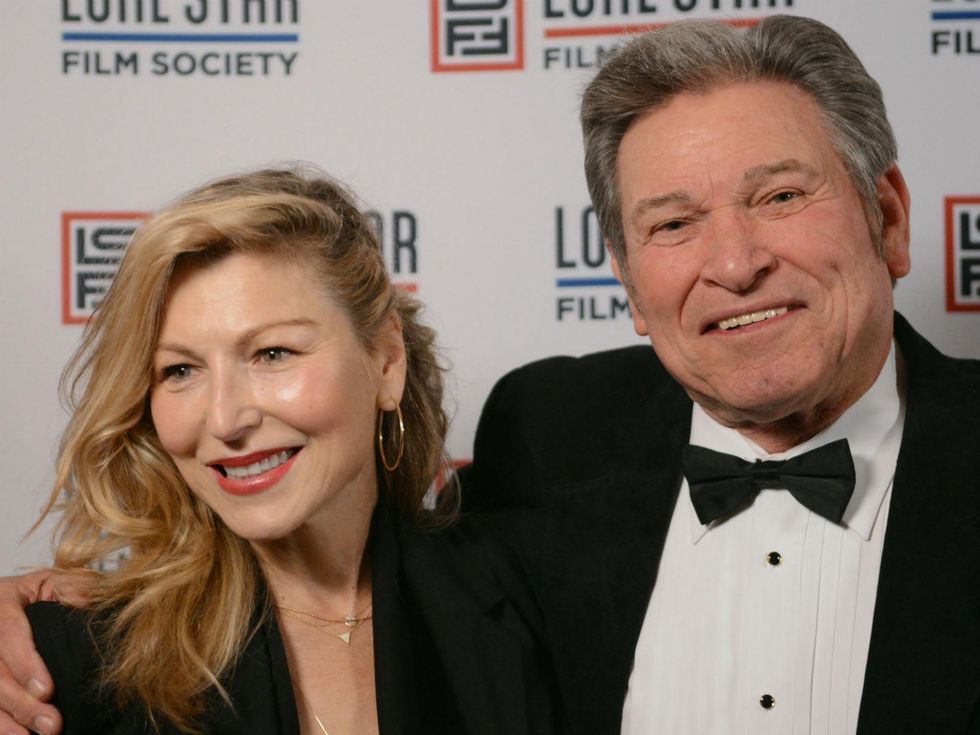 Tatum O'Neal and Burton Gilliam at Lone Star Film Festival Ball