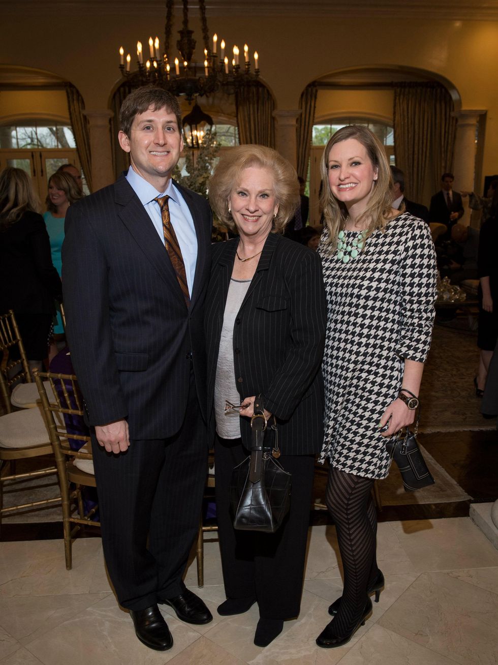 Taylor Ferguson, Delane Newell, Dawn Ferguson, Purple Stride Kick off Party