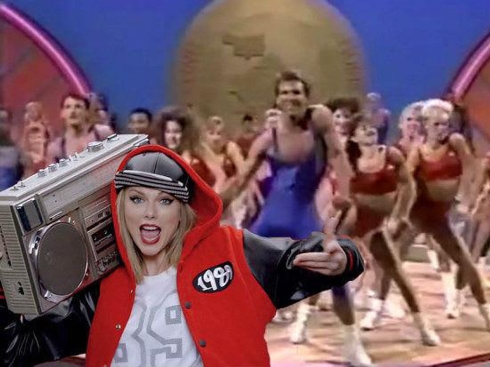 Taylor Swift aerobics