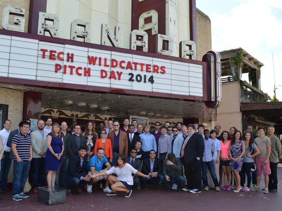 Tech Wildcatters class of 2014 at Pitch Day