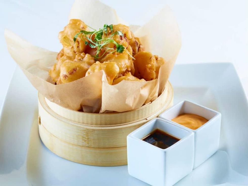 Tempura cauliflower at House of Blues Foundation Room
