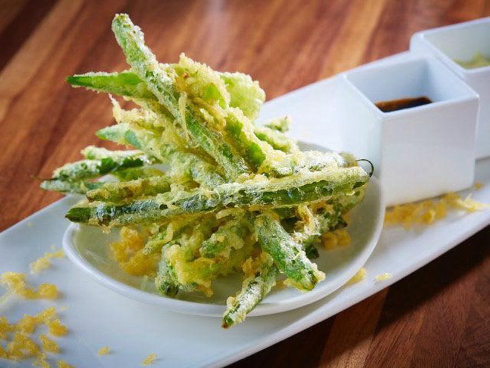 Tempura green beans at Dish Preston Hollow