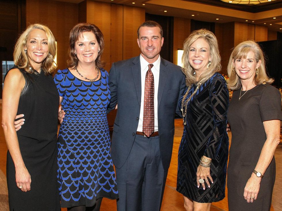Terry Bentley Hill, Pam Murray, Chris Herren, Shirley Cohn and CARE Board Chairman Jan Osborn