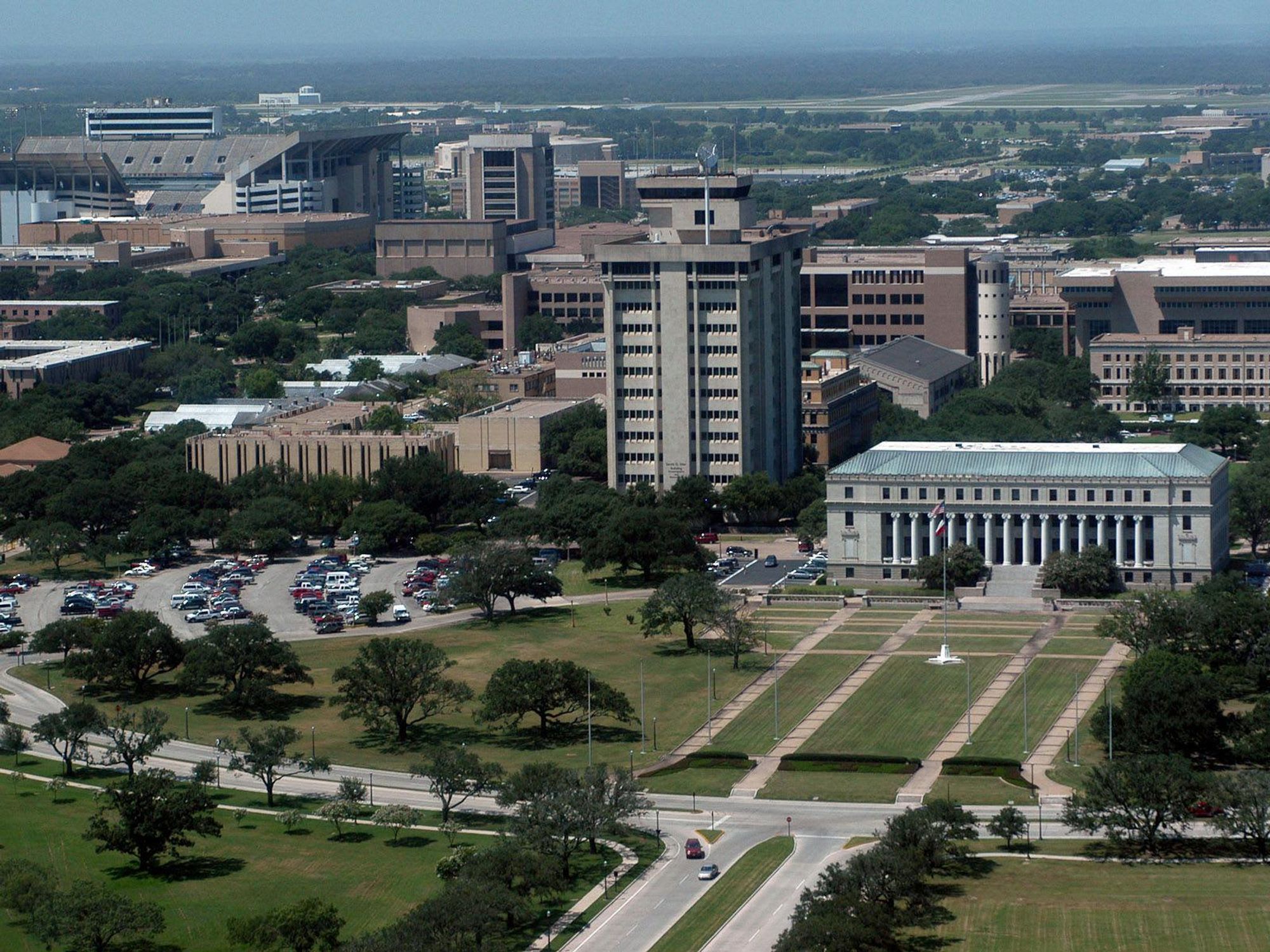 Texas A&M University, campus, aerial