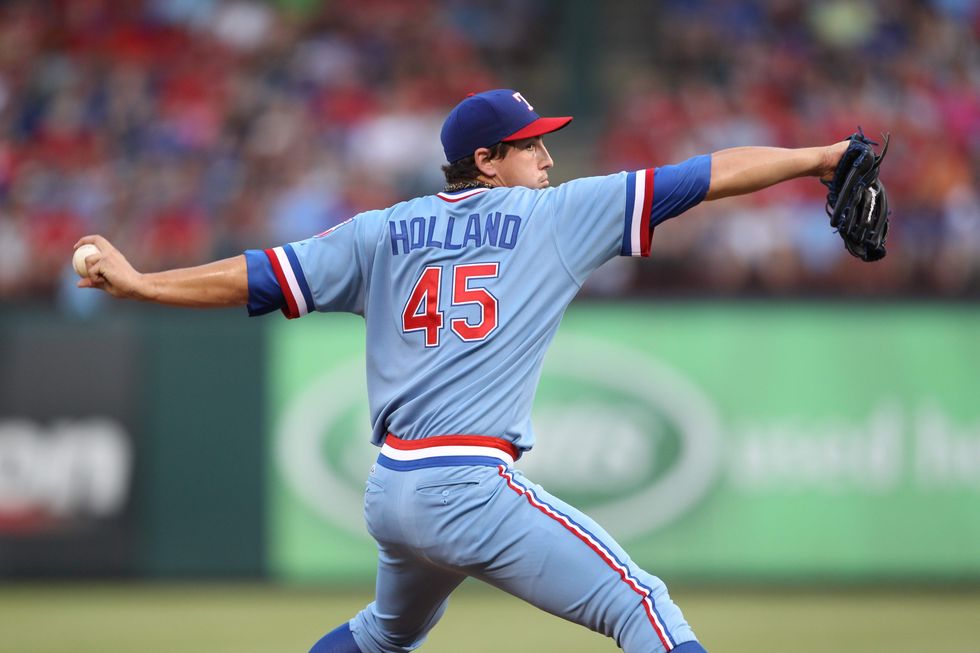 Texas Rangers Derek Holland
