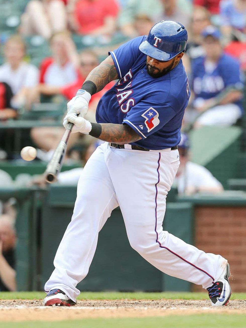 Texas Rangers first baseman Prince Fielder