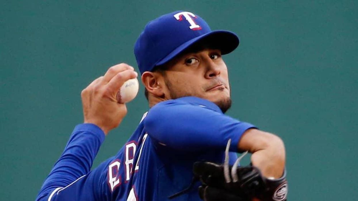 Texas Rangers pitcher Martin Perez