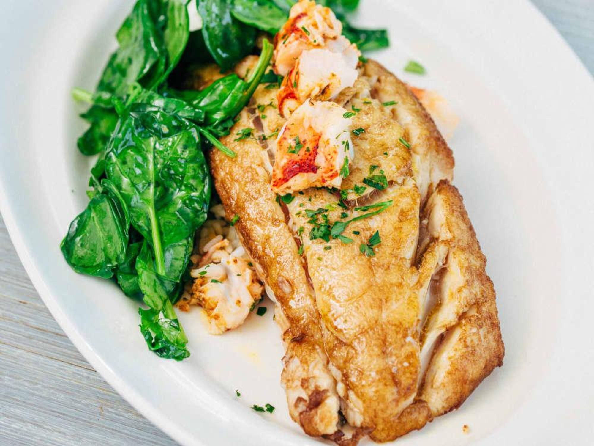 texas red fish, pink magnolia