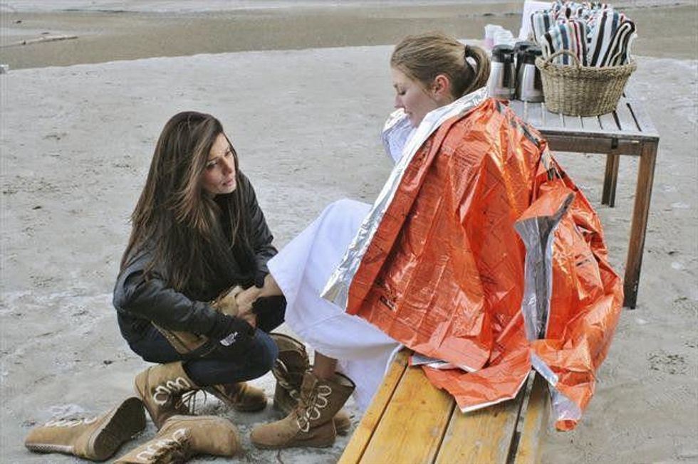 The Bachelor, Polar Bear Plunge, Lake Louise,