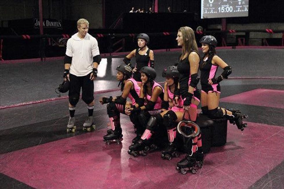 The Bachelor roller derby
