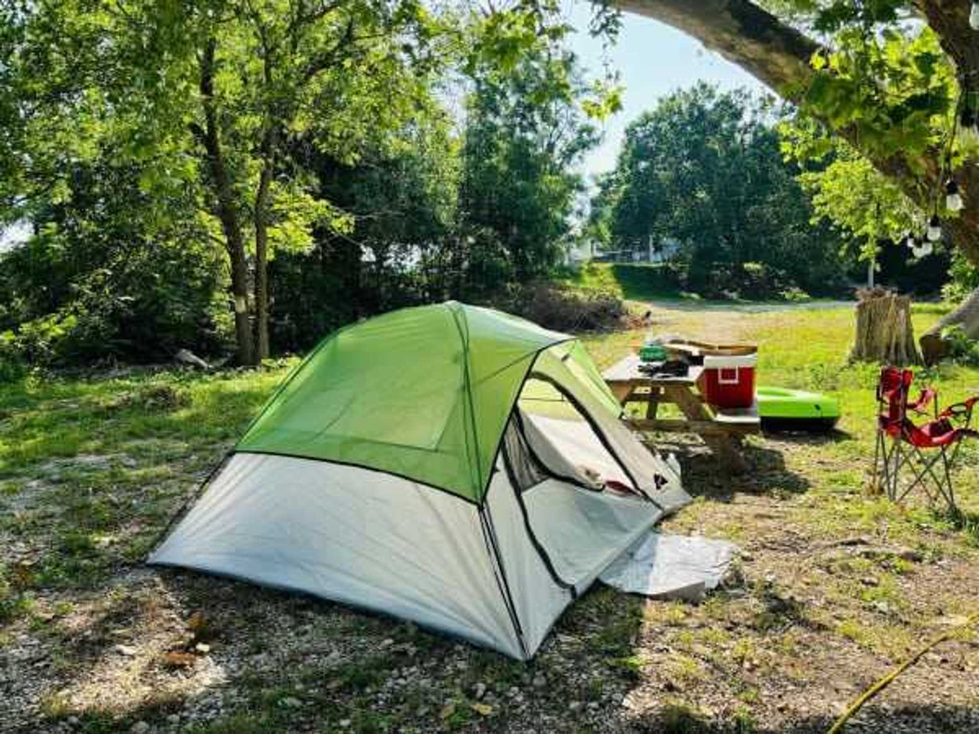 The Best Dam Spot campground in Staples
