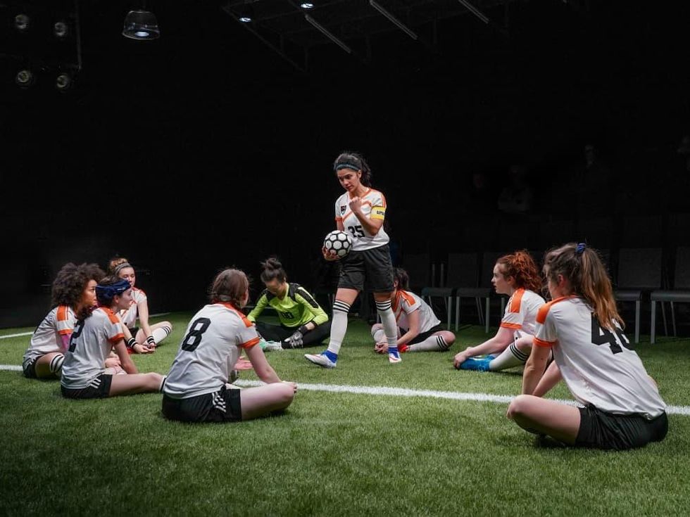 The cast of Dallas Theater Center's The Wolves