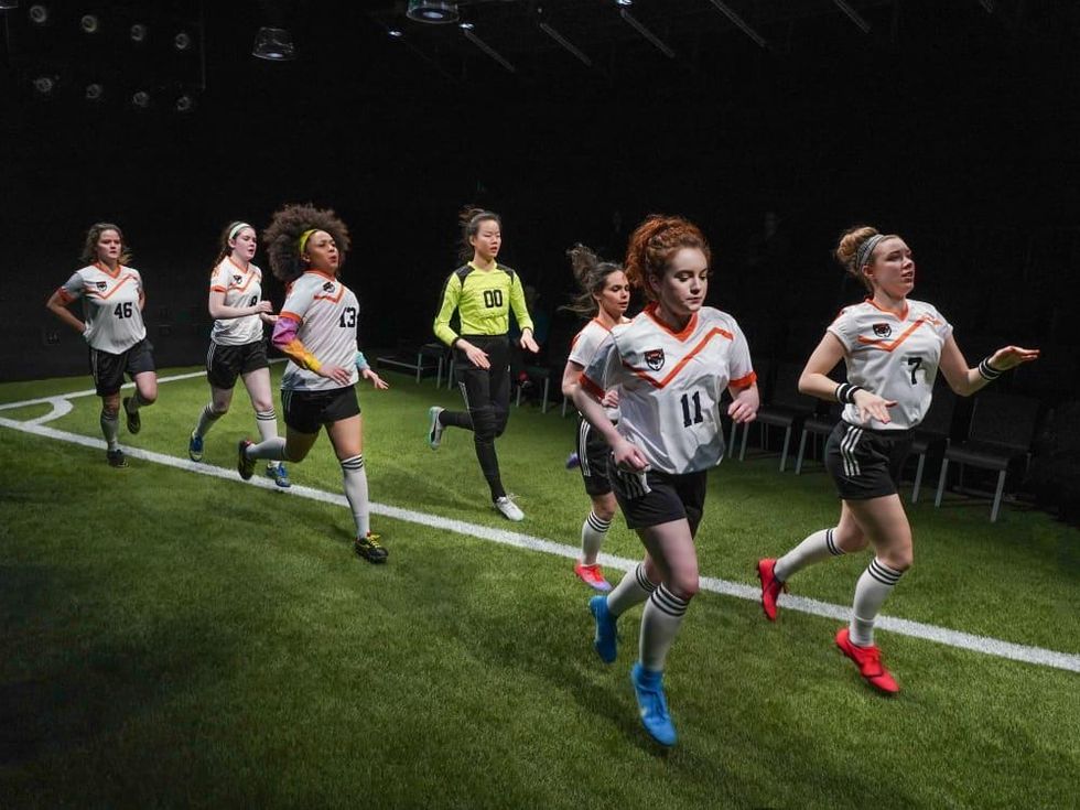 The cast of Dallas Theater Center's The Wolves