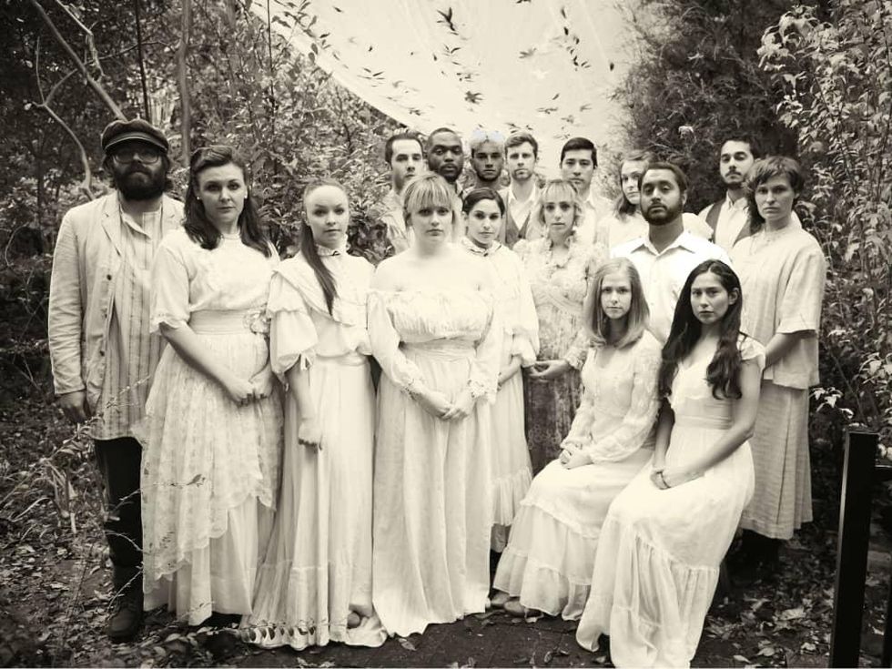 The cast of War Flower