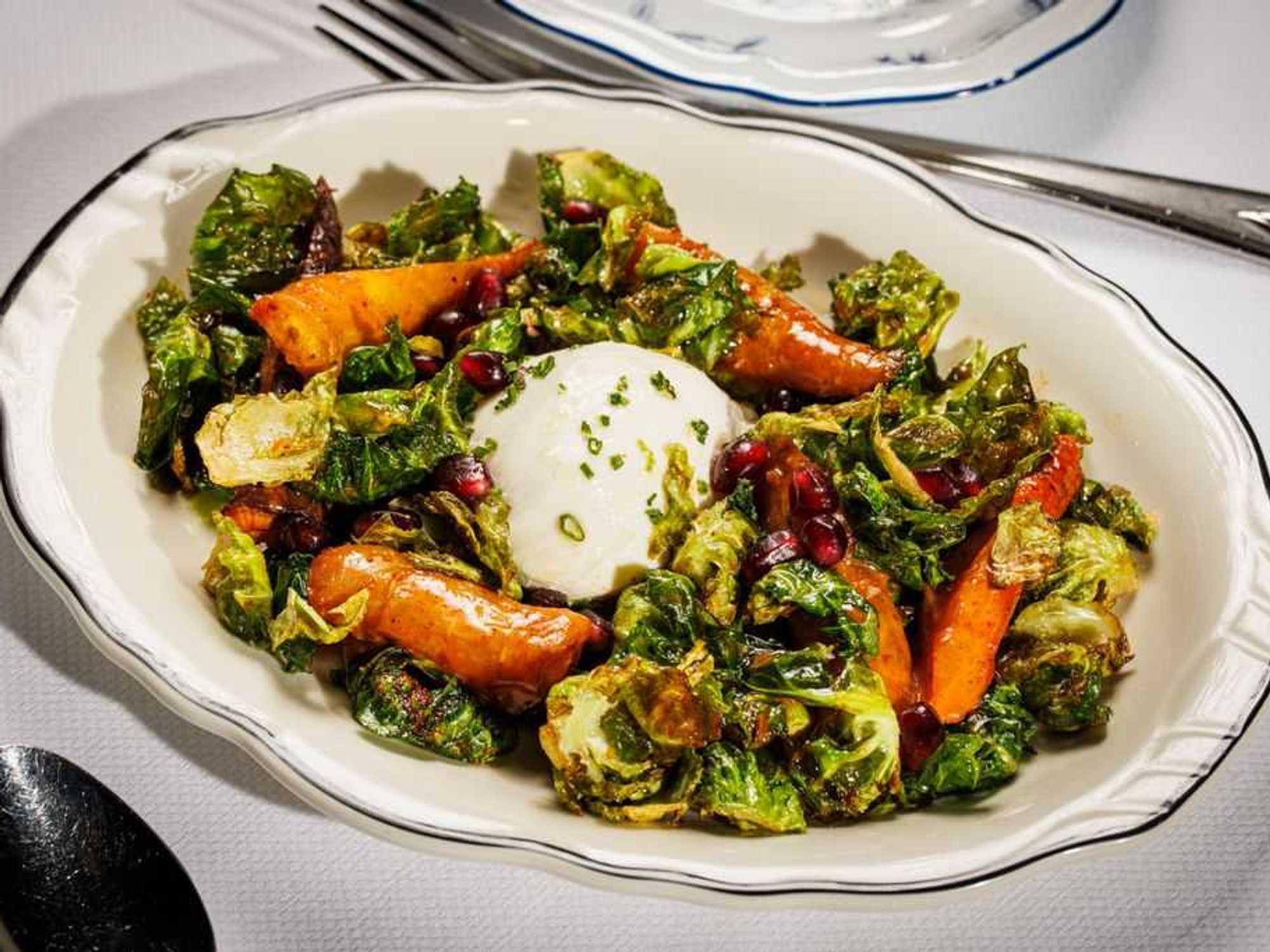 The Charles carrots & burrata