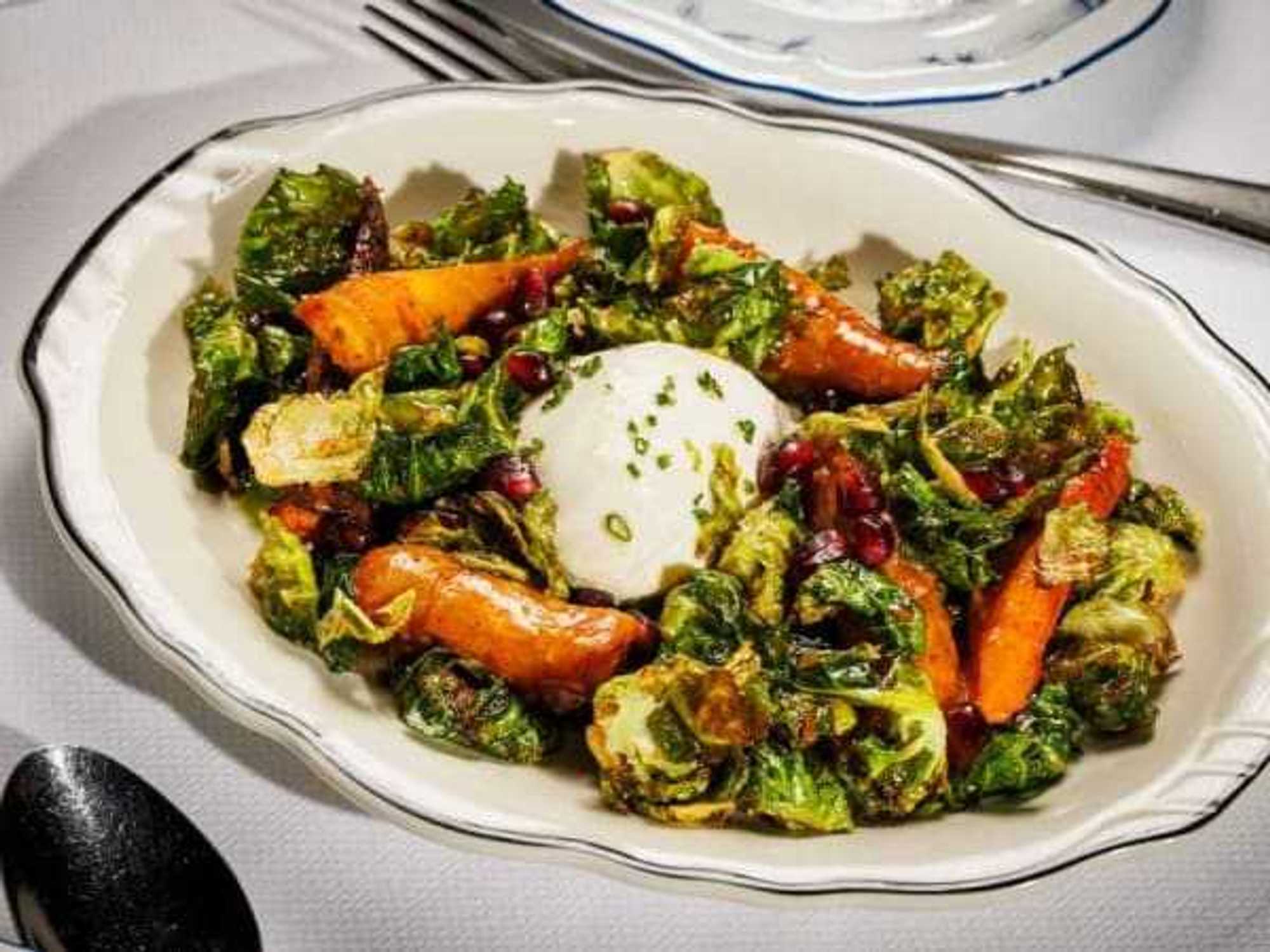 The Charles carrots & burrata