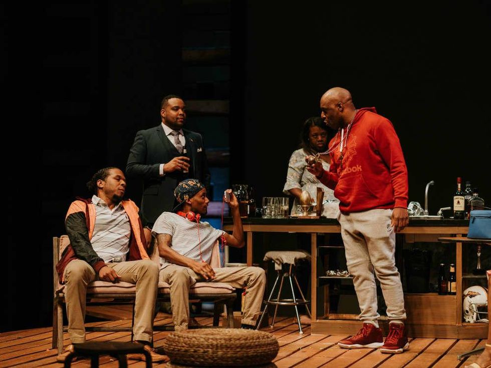 The company of Bread at WaterTower Theatre