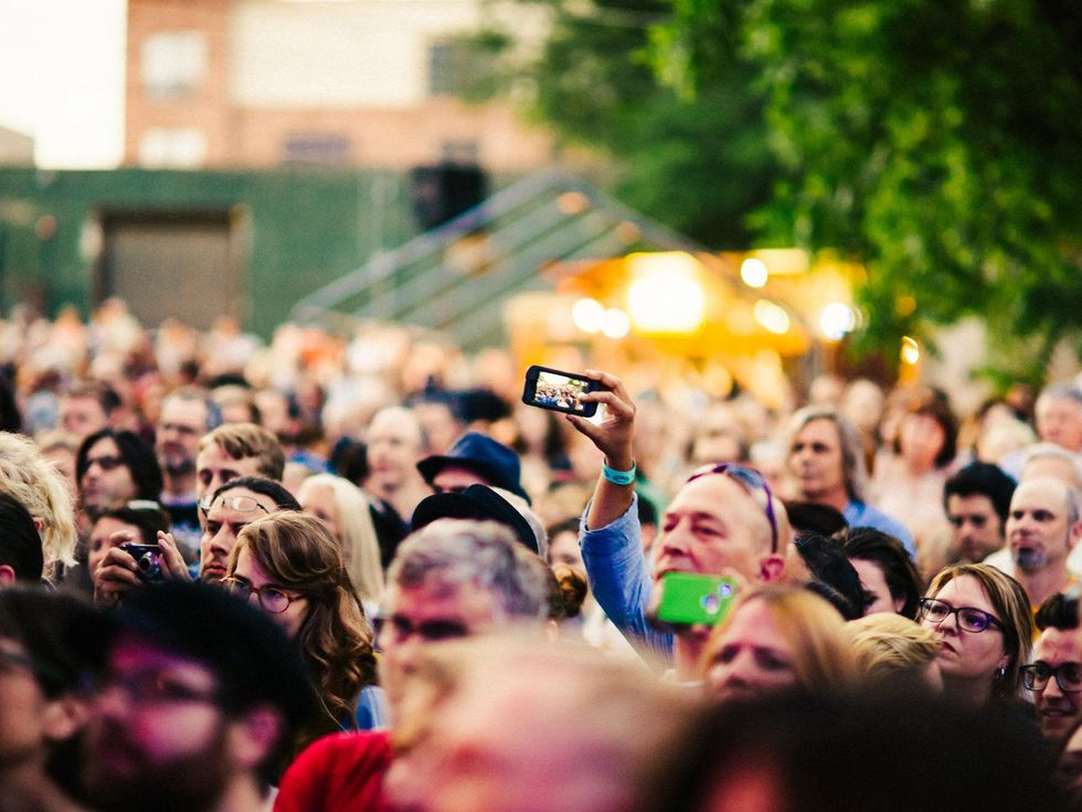 The crowd at Patti Smith at Stubbs