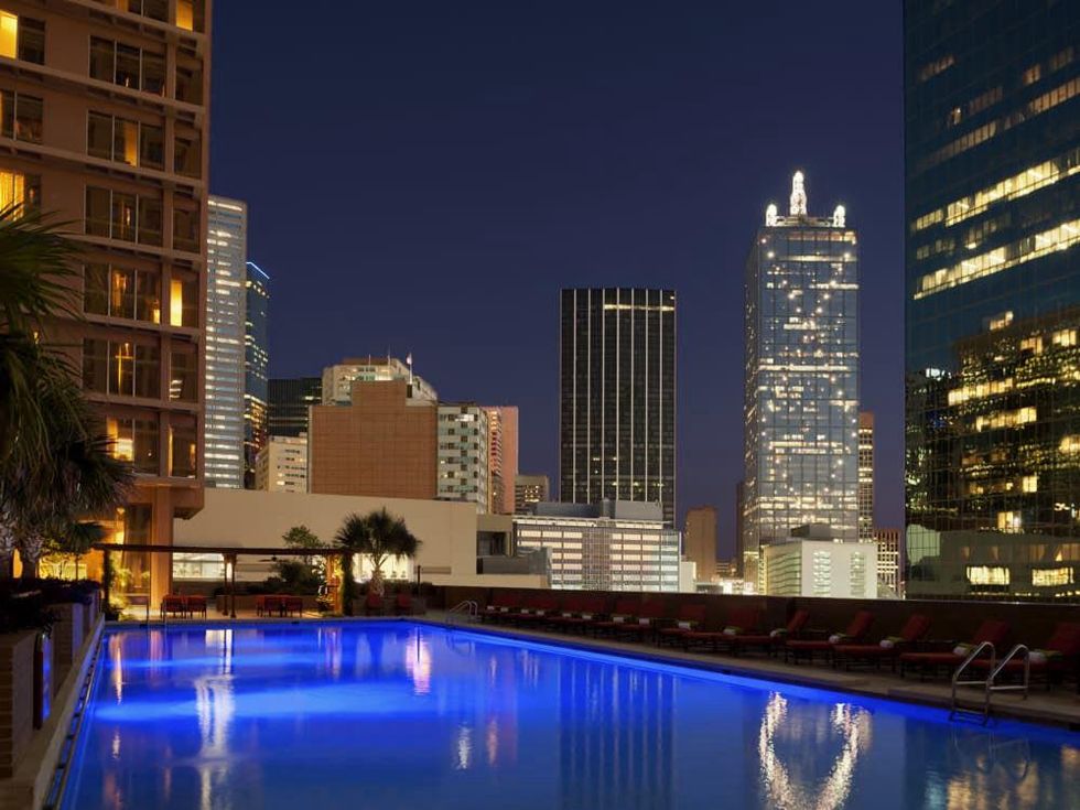the fairmont, dallas, pool, hotel