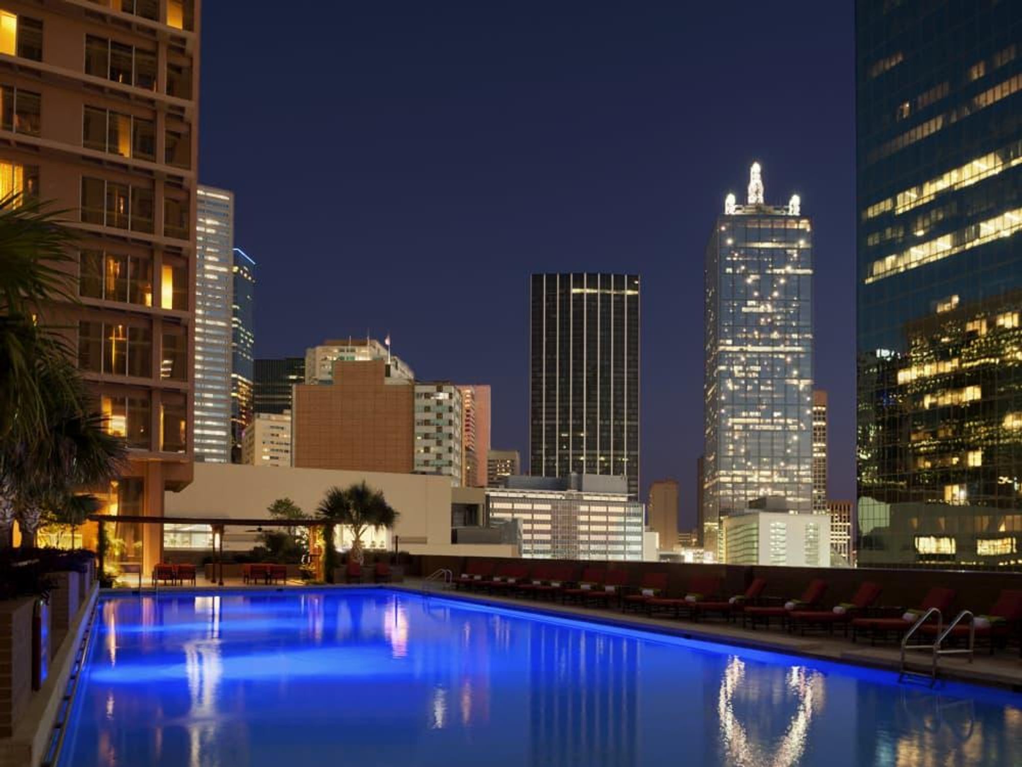 the fairmont, dallas, pool, hotel