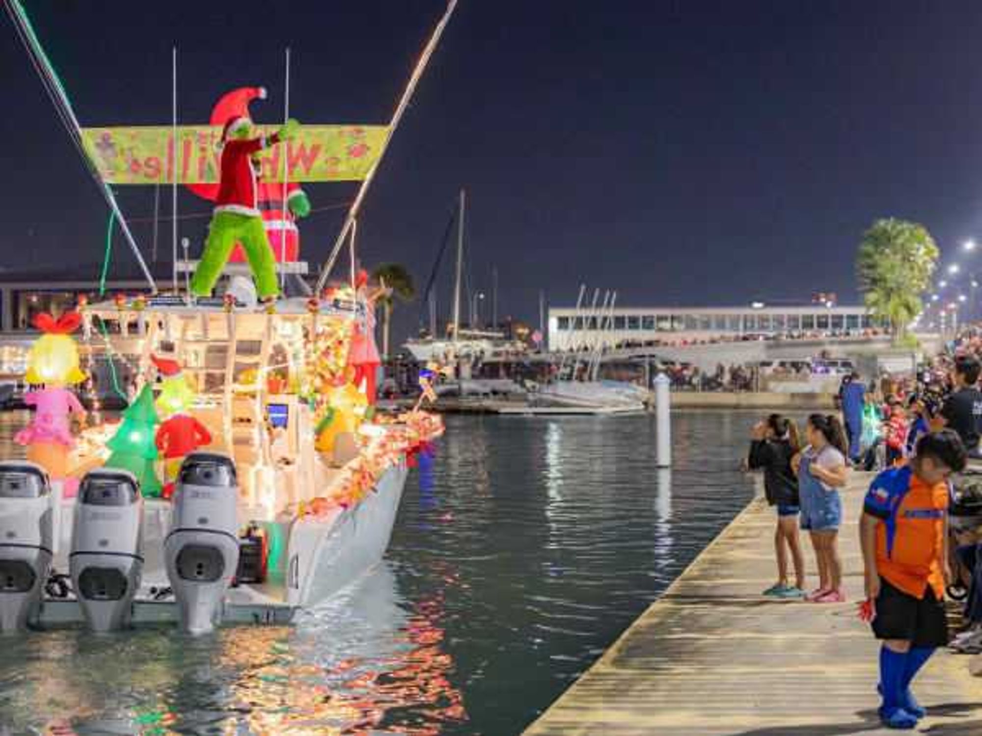 The Illuminated Boat Parade in Corpus Christi