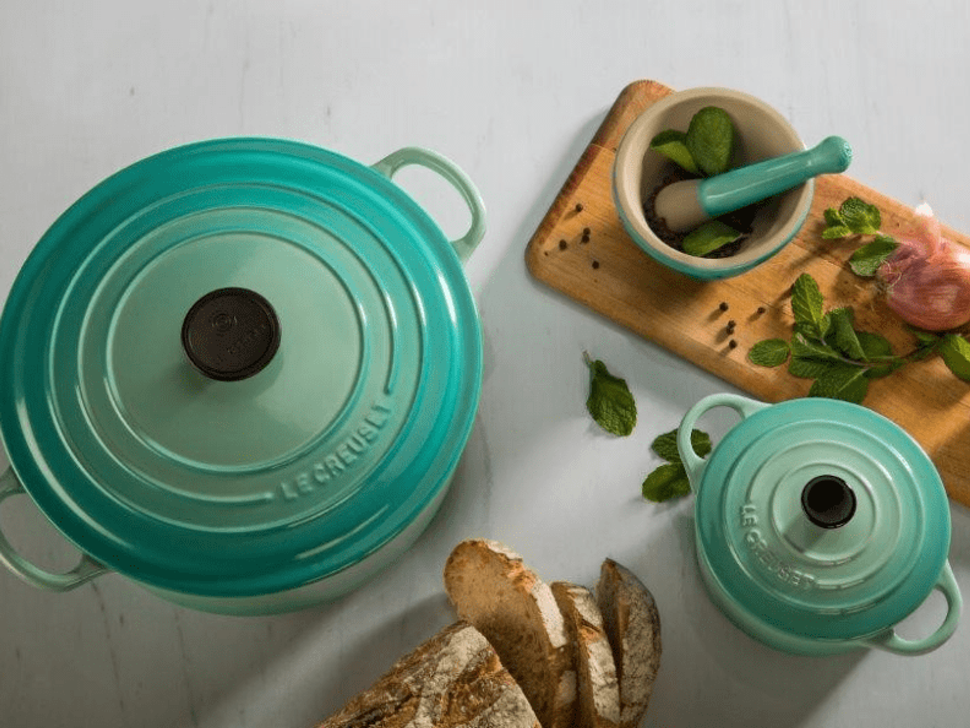 The Le Creuset Factory to Table sale is kicking off February 27 at Dallas Market Hall.