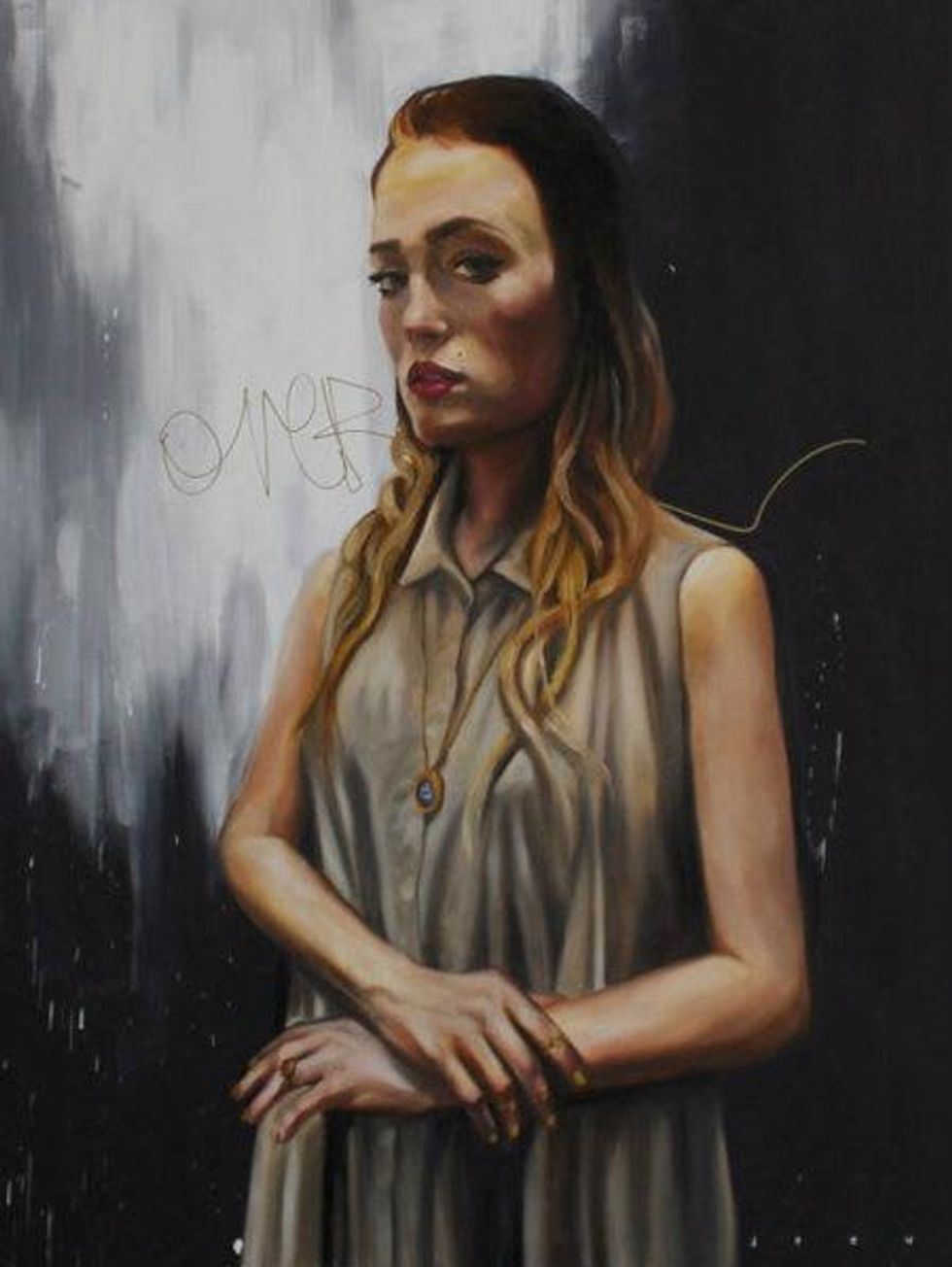 The Monroe Lisa by Drew Merritt from "Vanity Fare" at Global Fashion News Gallery