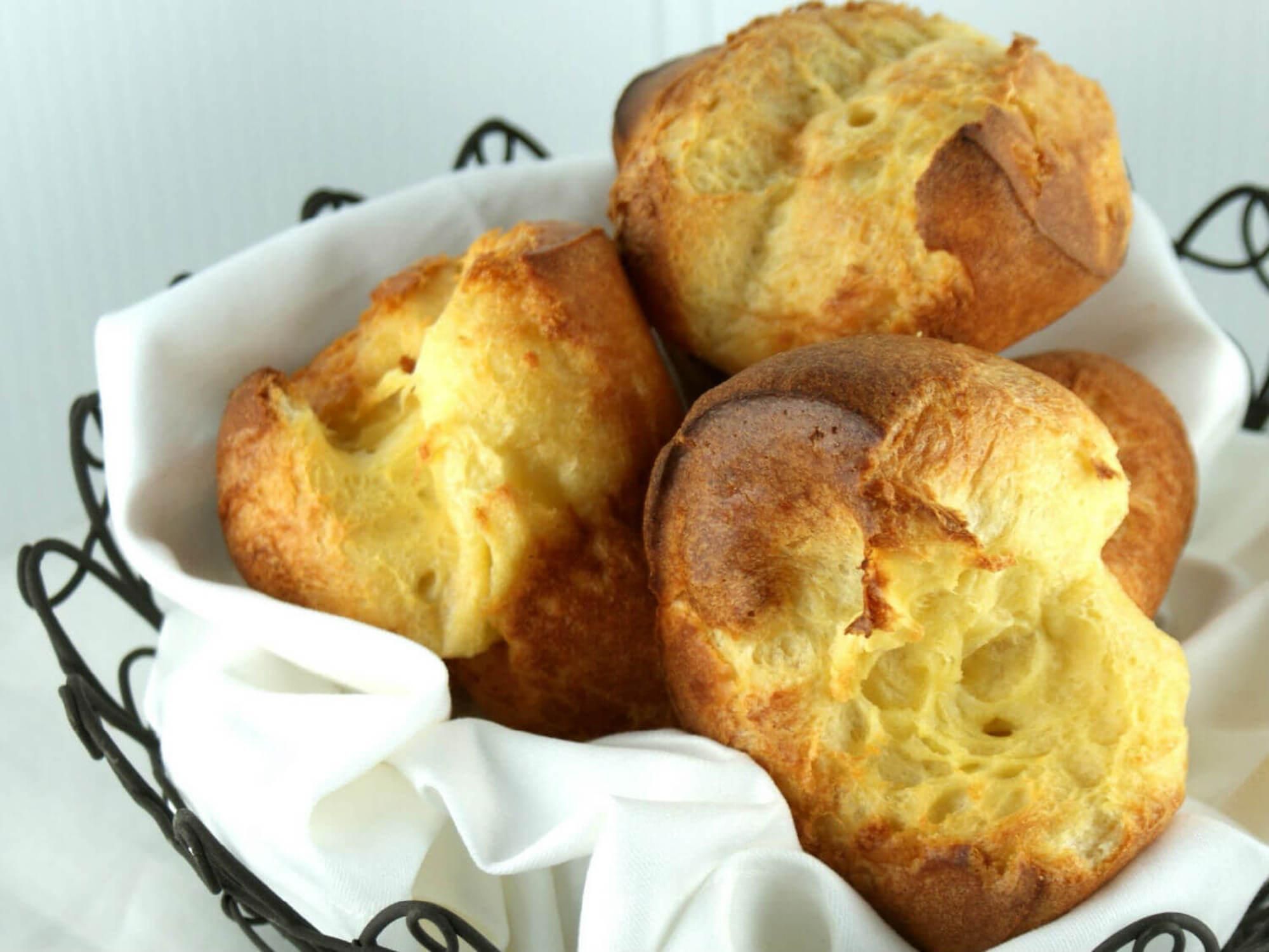 The signature popovers of the Zodiac Room.