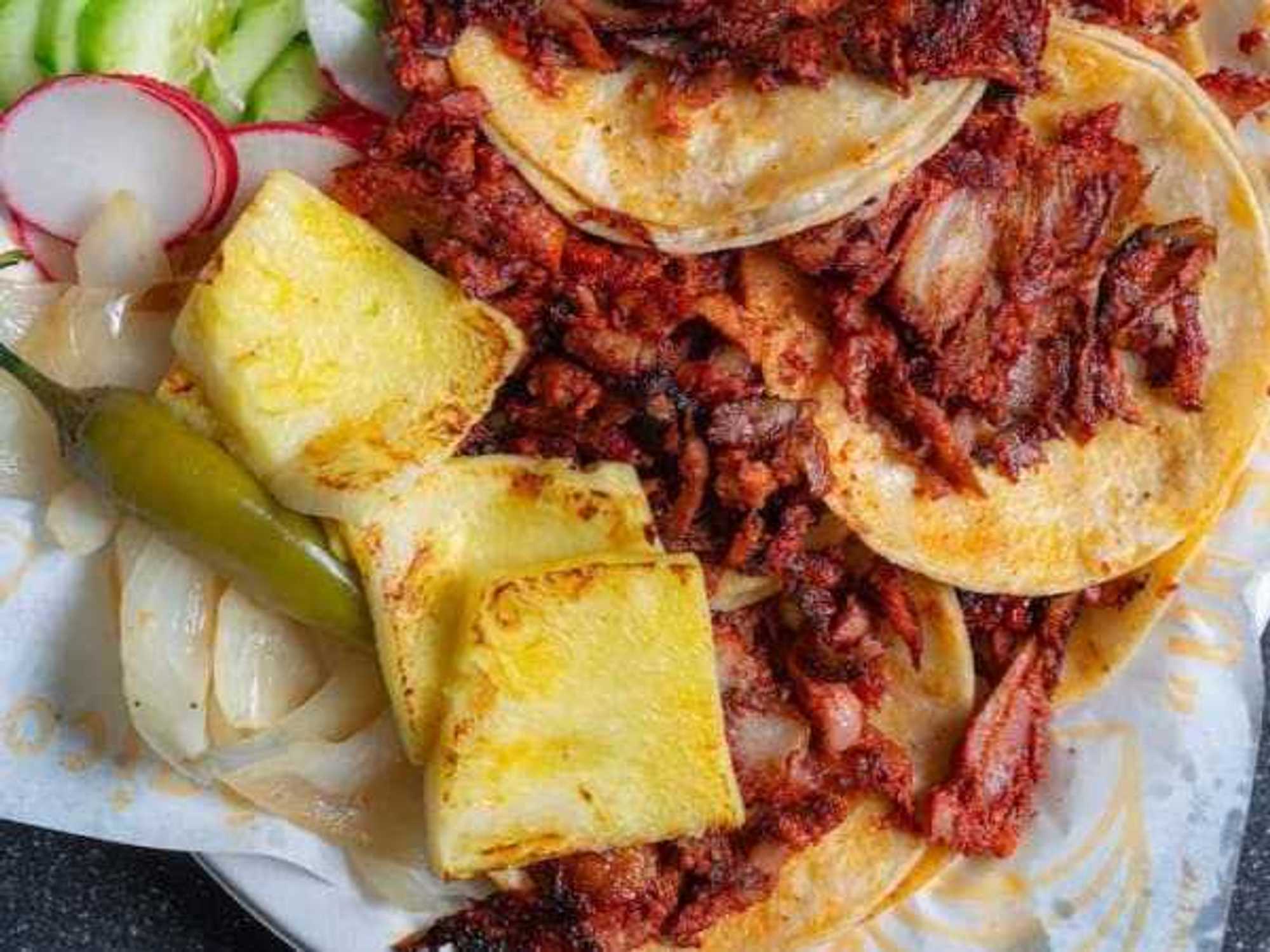 The trompo tacos at El Arquito are a fan favorite.