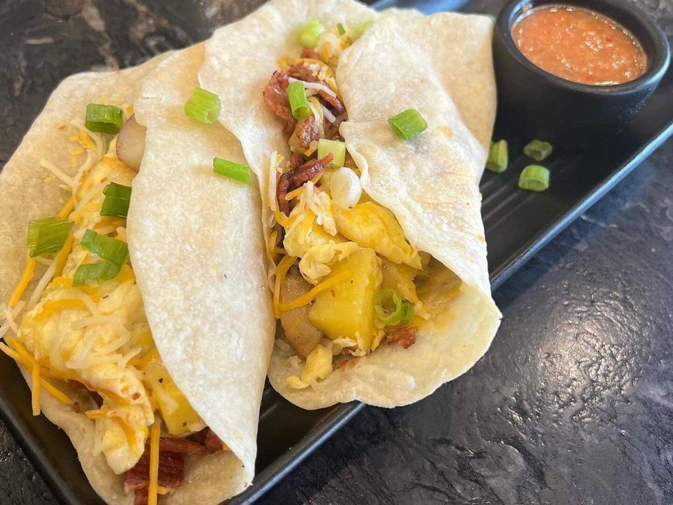 The Wick breakfast taco