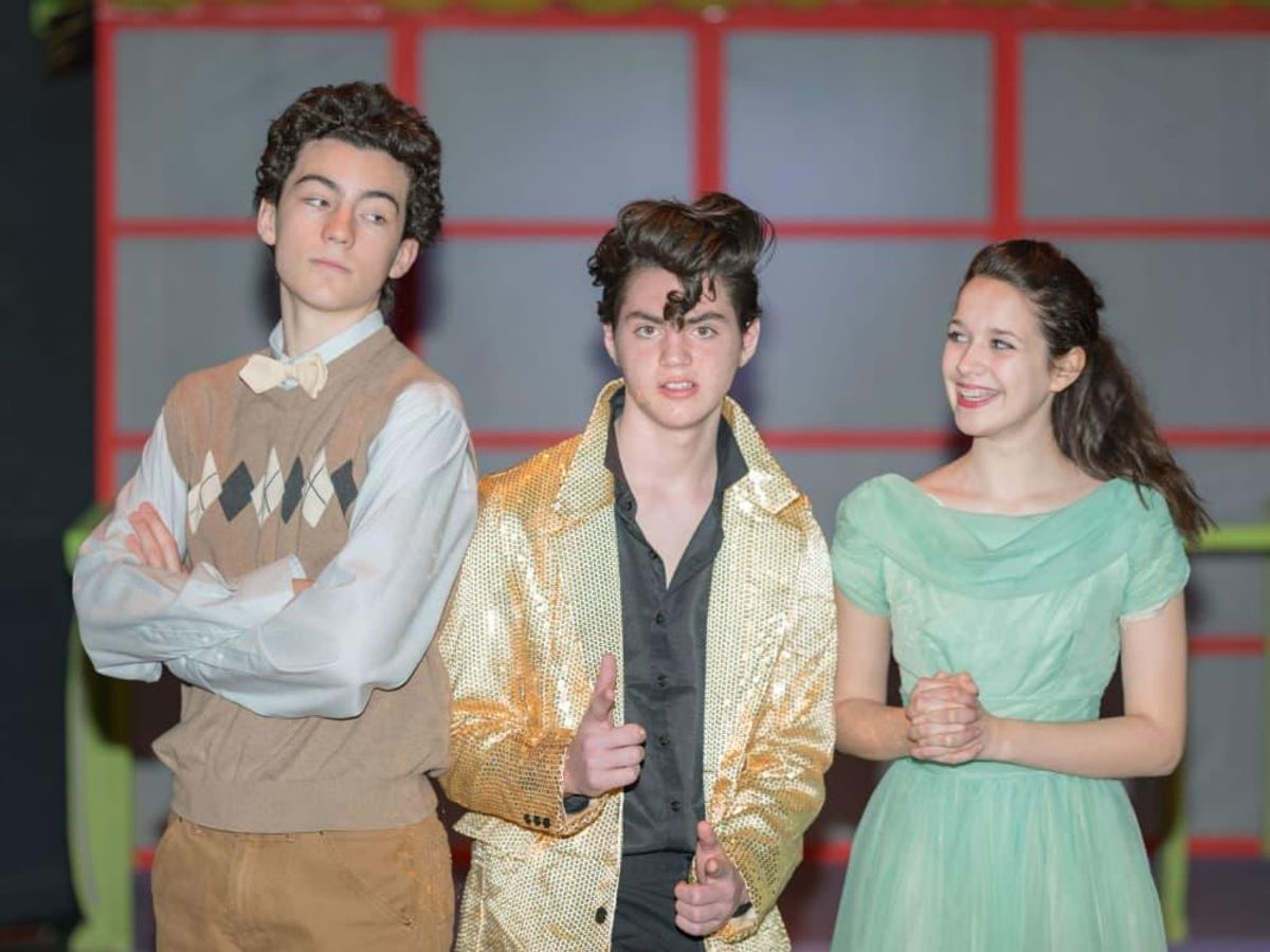 Preston Gossett, Hunter Douglas and Gracie Nunneley from Theatre Three