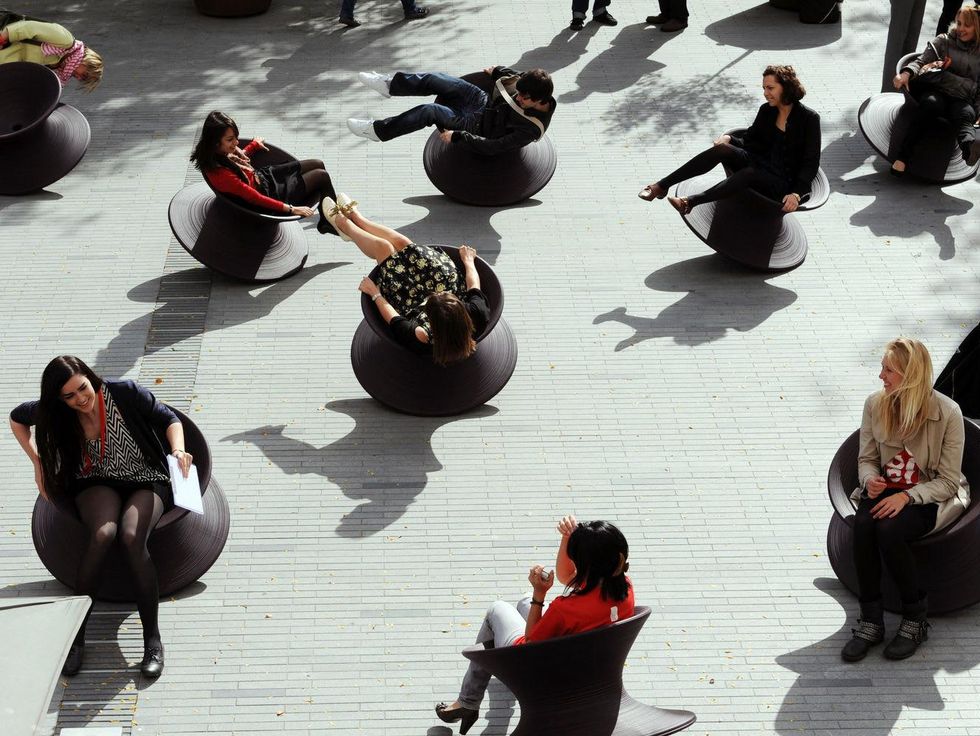 Thomas Heatherwick's Spun chairs